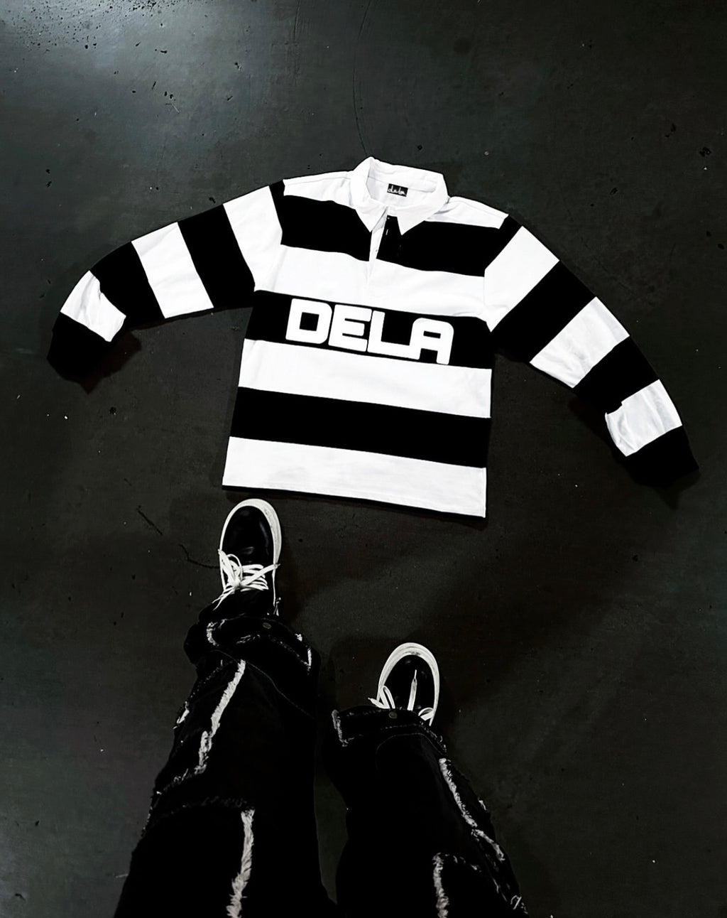 LINE IT UP POLO (Black)